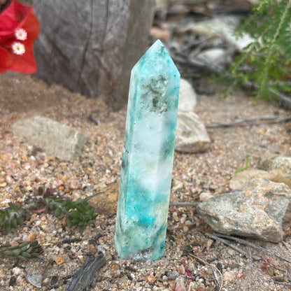 Phoenix Stone Crystal Tower – Rebirth, Healing & Spiritual Transformation