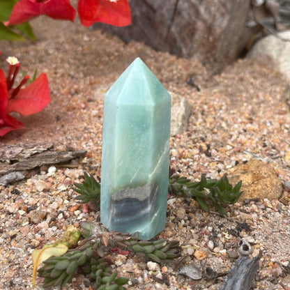 Caribbean Calcite Crystal Tower / Generator – Calm, Clarity & Spiritual Healing Energy