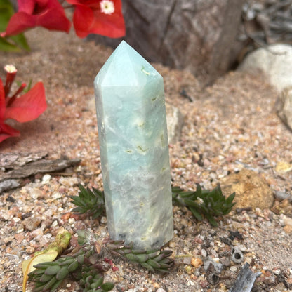 Caribbean Calcite Crystal Tower / Generator – Calm, Clarity & Spiritual Healing Energy