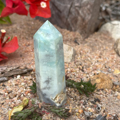 Caribbean Calcite Crystal Tower / Generator – Calm, Clarity & Spiritual Healing Energy