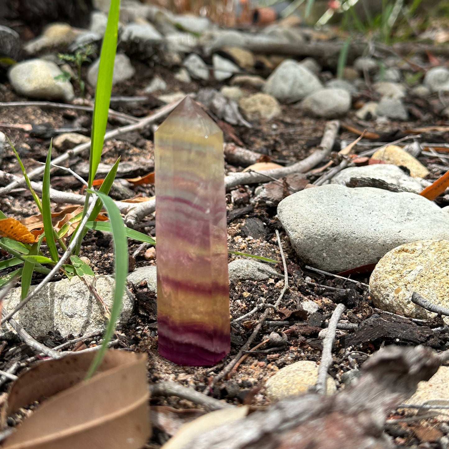 Rainbow Fluorite Tower (Small)