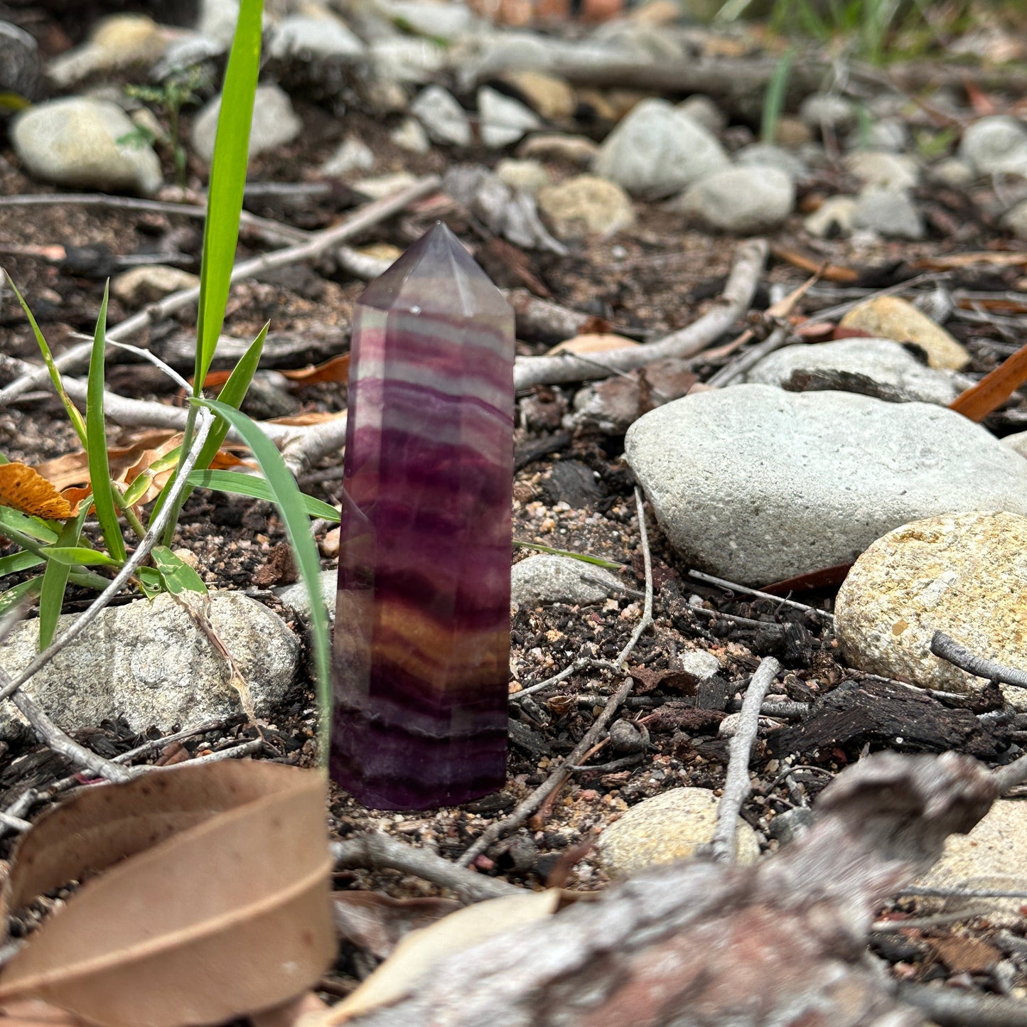 Rainbow Fluorite Tower (Small)