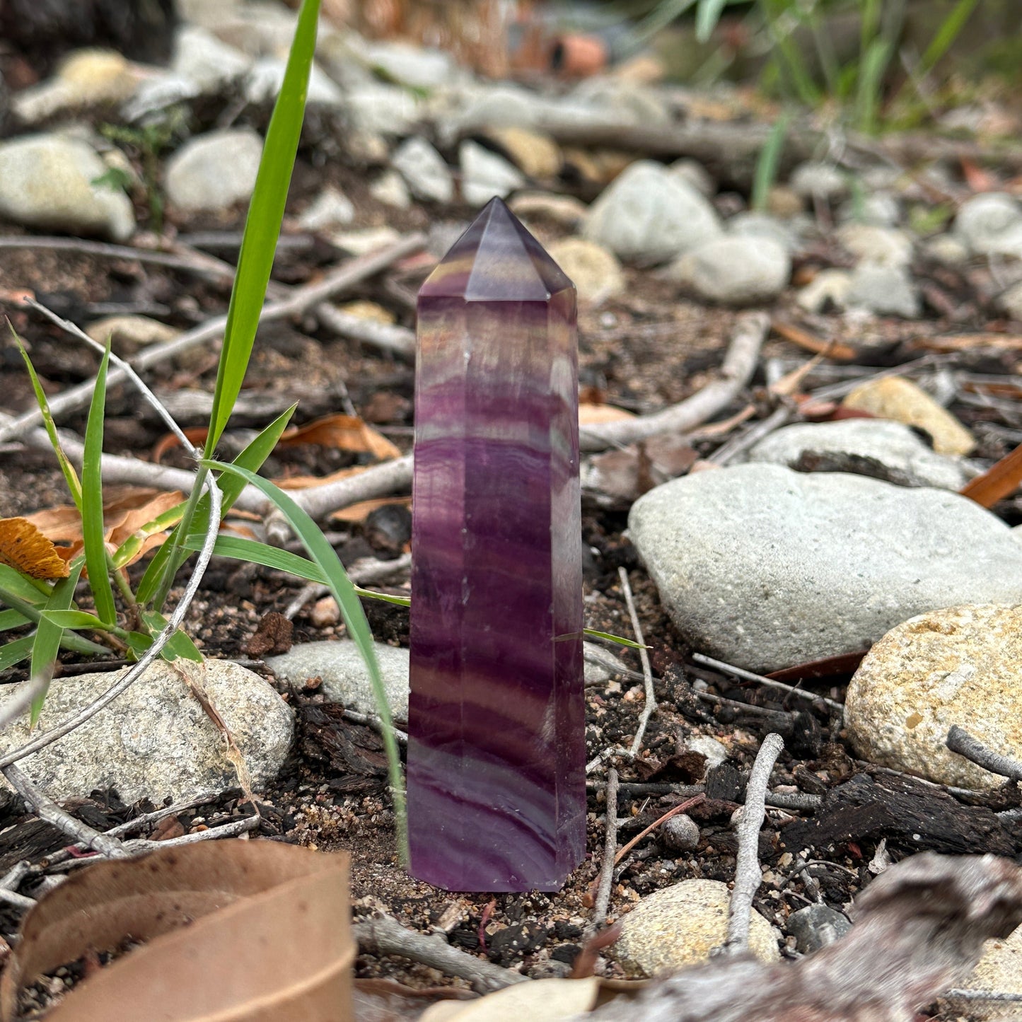 Rainbow Fluorite Tower (Small)