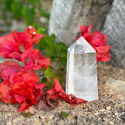 Clear Quartz Crystal Tower – Master Healer for Clarity, Energy & Spiritual Awakening