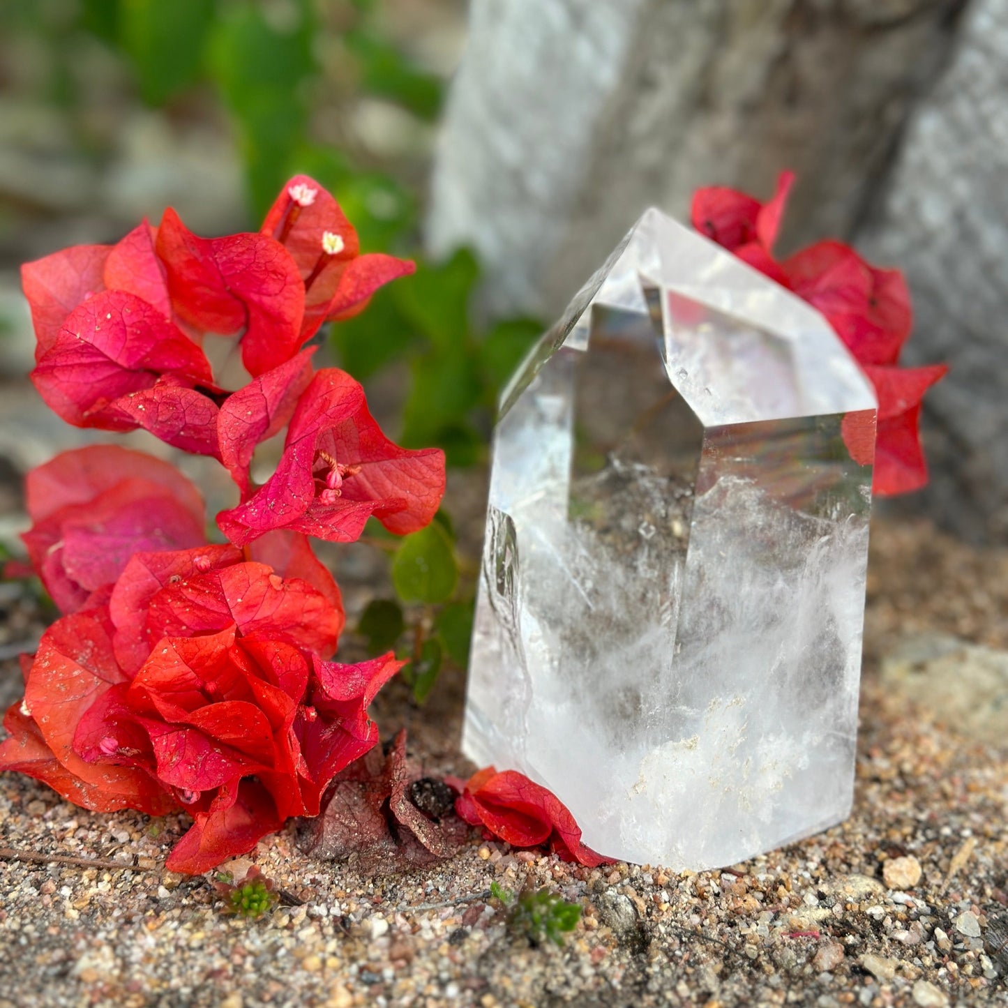 Clear Quartz Tower