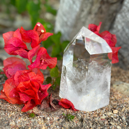 Clear Quartz Crystal Tower – Master Healer for Clarity, Energy & Spiritual Awakening