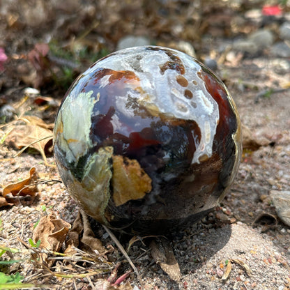 Volcanic Agate Sphere