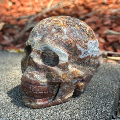 Mexican Agate Skull