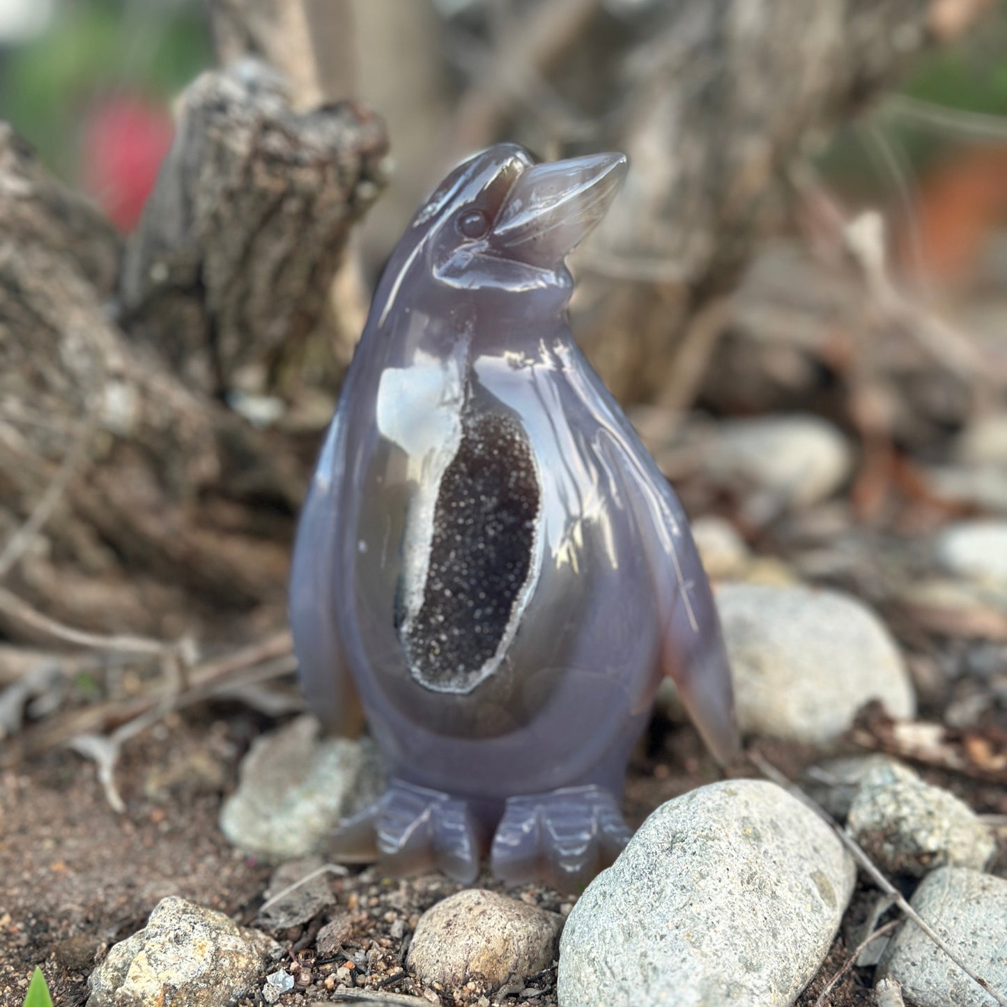 Geode Agate Penguins