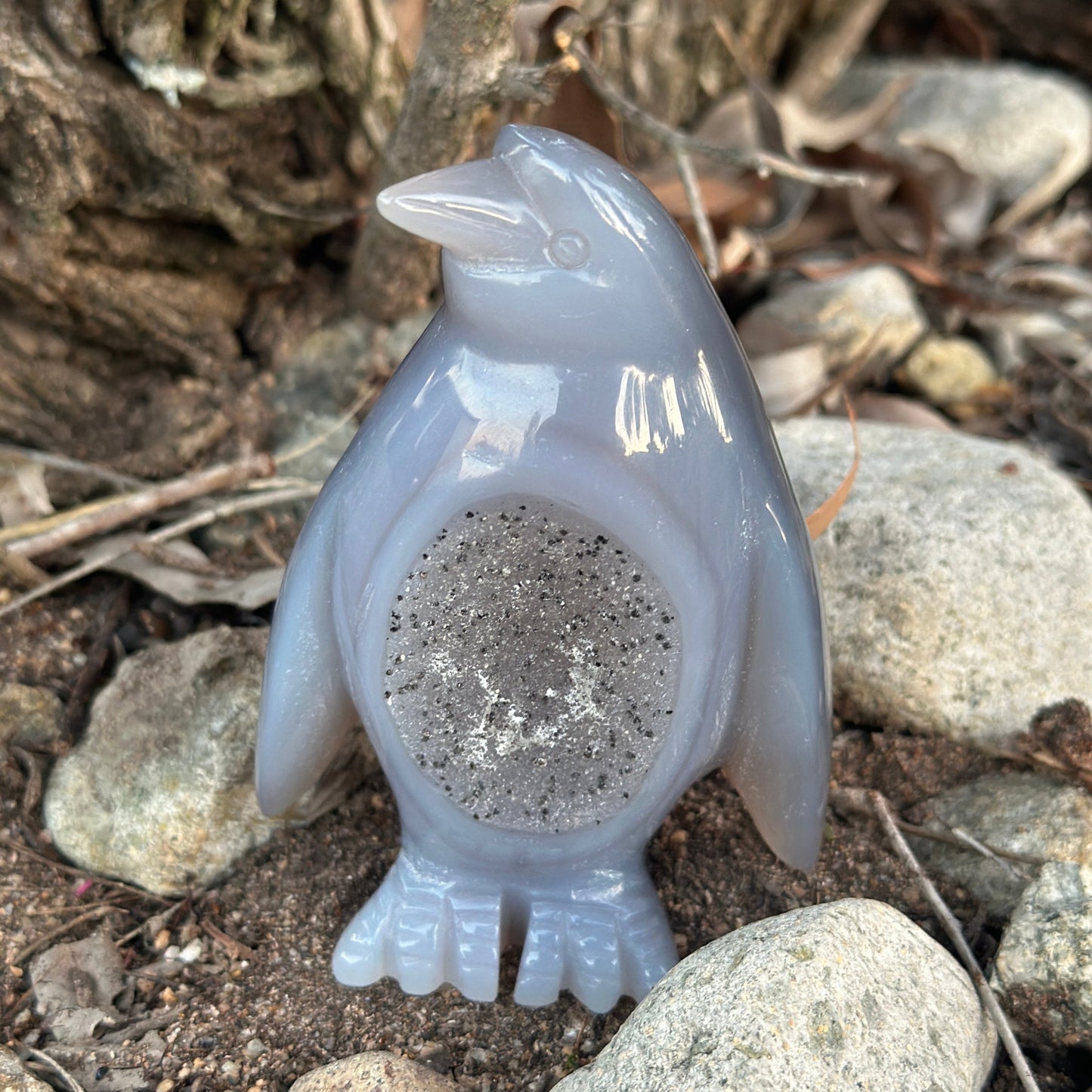 Geode Agate Penguins