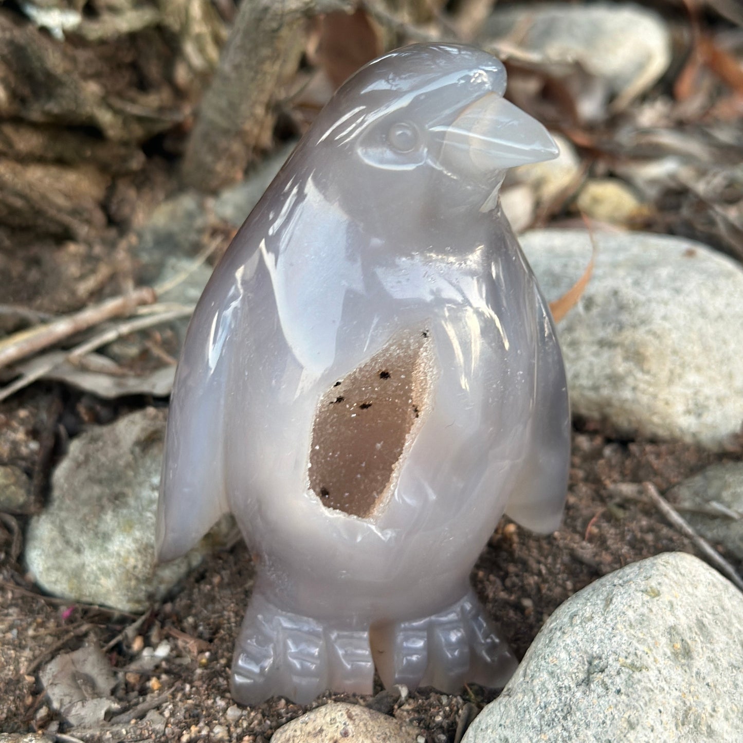 Geode Agate Penguins