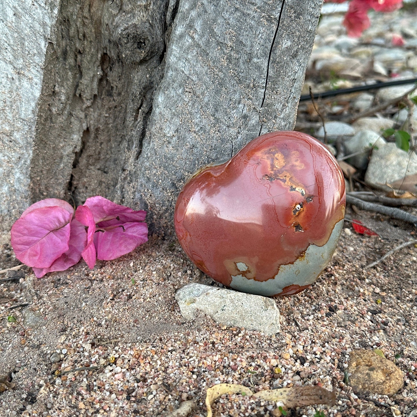 Polychrome Jasper Heart