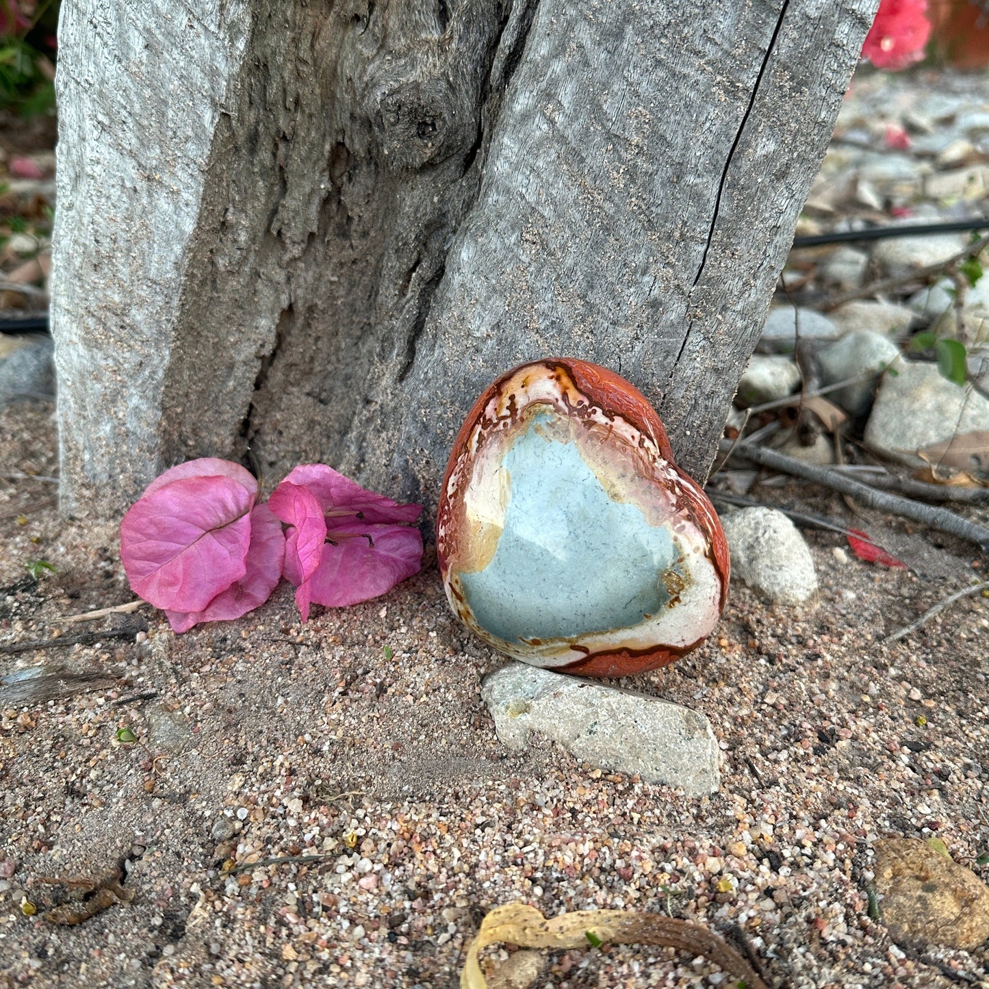 Polychrome Jasper Heart