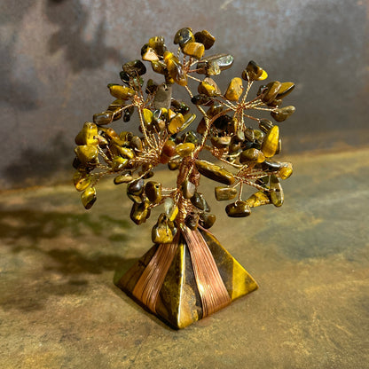 Flowering Crystal Tree Pyramid