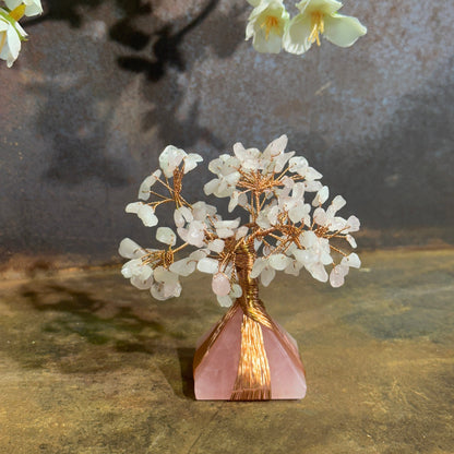 Flowering Crystal Tree Pyramid