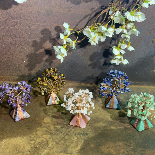 Flowering Crystal Tree Pyramid