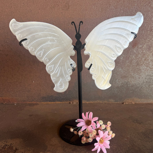 Selenite Crystal Butterfly Wings – Divine Energy, Emotional Healing & Aura Cleansing