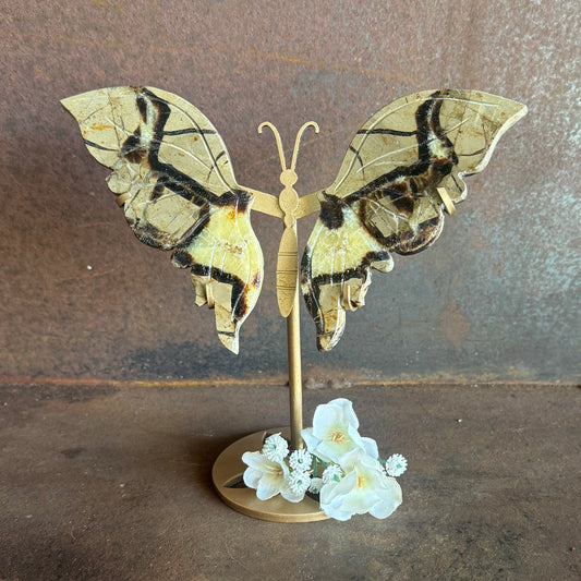 Septarian Crystal Butterfly Small Wings – Emotional Healing, Inner Balance & Grounding