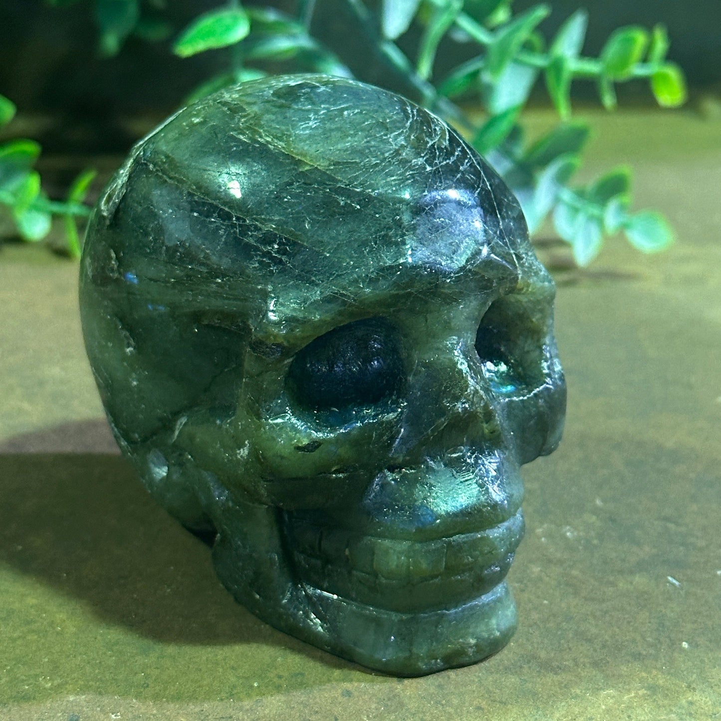 Labradorite Skull