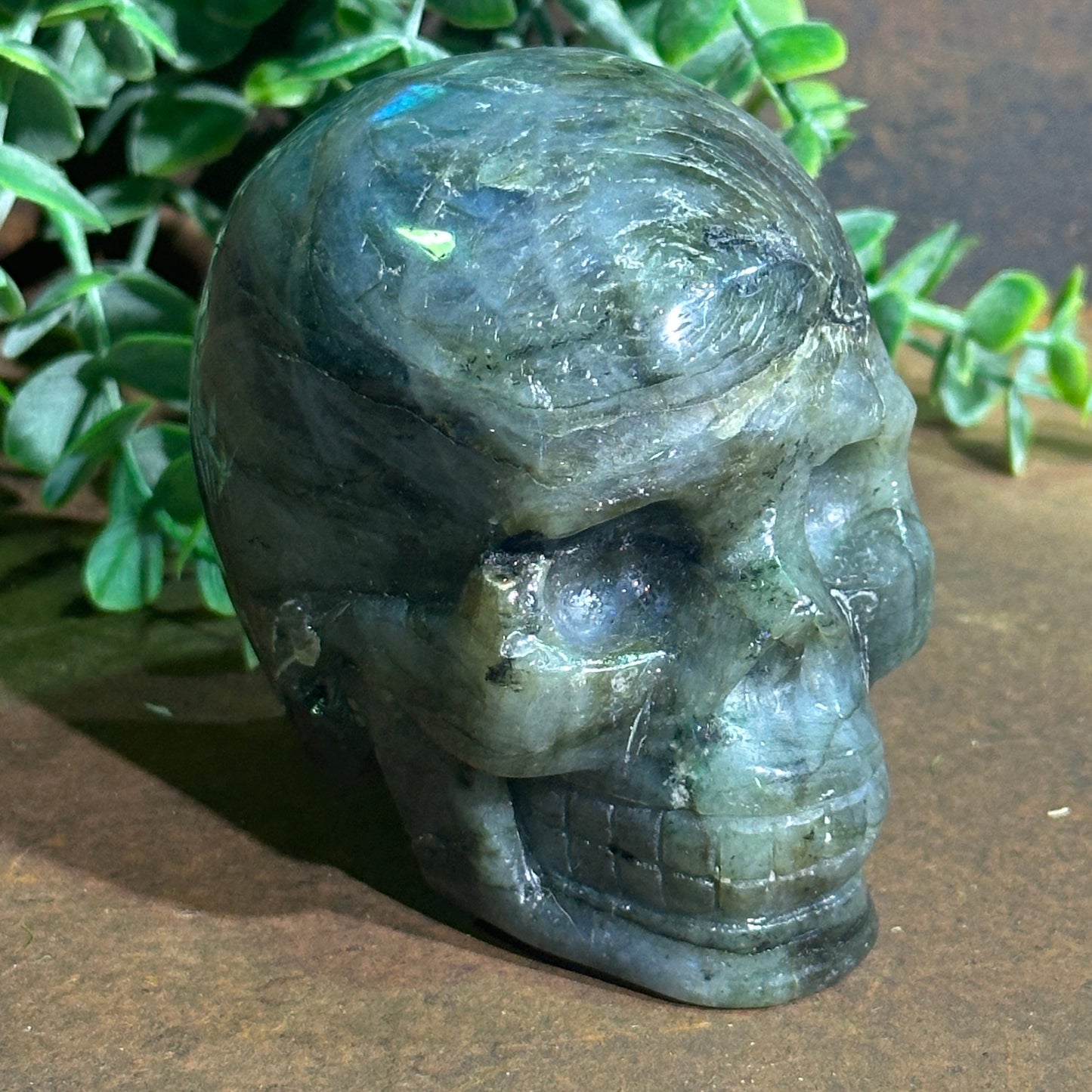 Labradorite Skull