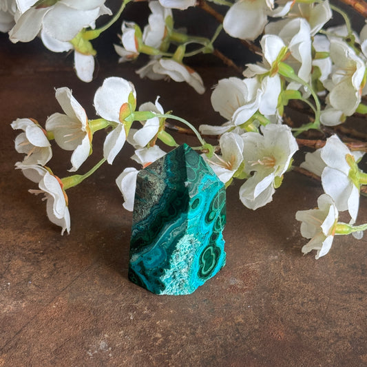 Chrysocolla and Malachite Tower