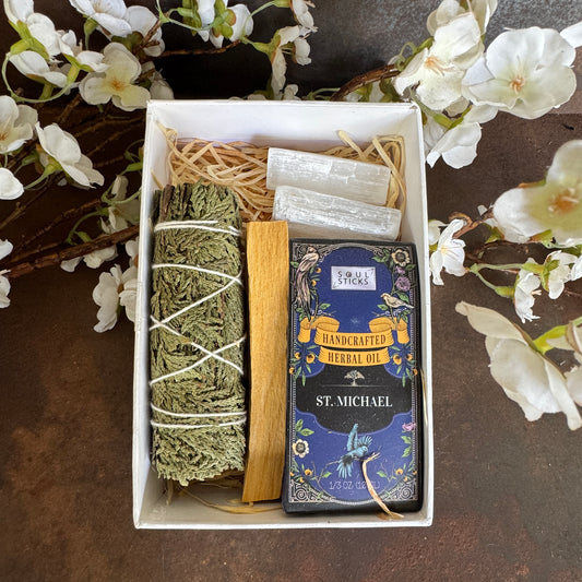 St. Michael Intention Set – Protection Ritual Kit for Spiritual Healing, Cleansing & Blessing