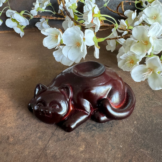 Sleeping Cat Sphere Holder