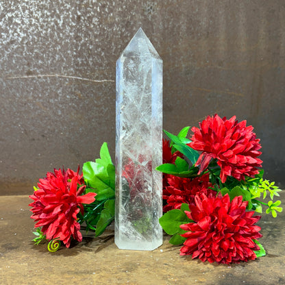 Clear Quartz Crystal Tower – Master Healer for Clarity, Energy & Spiritual Awakening