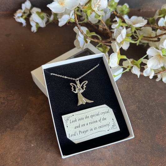 Angel Vision Pendant - with the Lords' Prayer