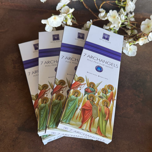 Soul Sticks 7 Archangels Premium Incense Sticks (90g) – Invoke Divine Protection, Angelic Energy & Spiritual Healing