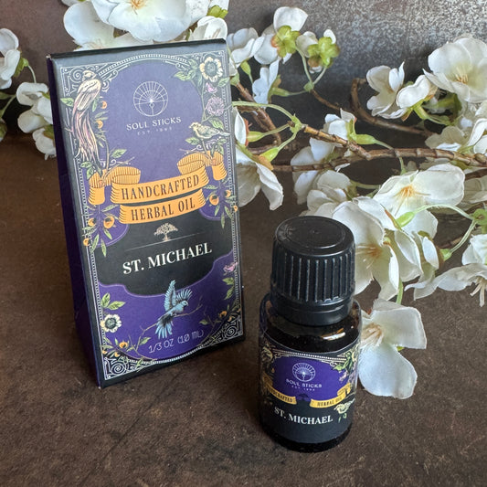 St Michael Oil – Spiritual Protection Ritual Oil for Strength, Shielding & Divine Support (10ml)