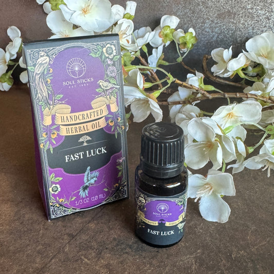 Fast Luck Herbal Ritual Oil (10ml) – Attract Quick Blessings, Good Fortune & Desired Outcomes