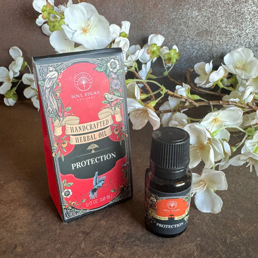 Protection Oil – Ritual Oil for Energy Cleansing, Psychic Defense & Spiritual Shielding (10ml)