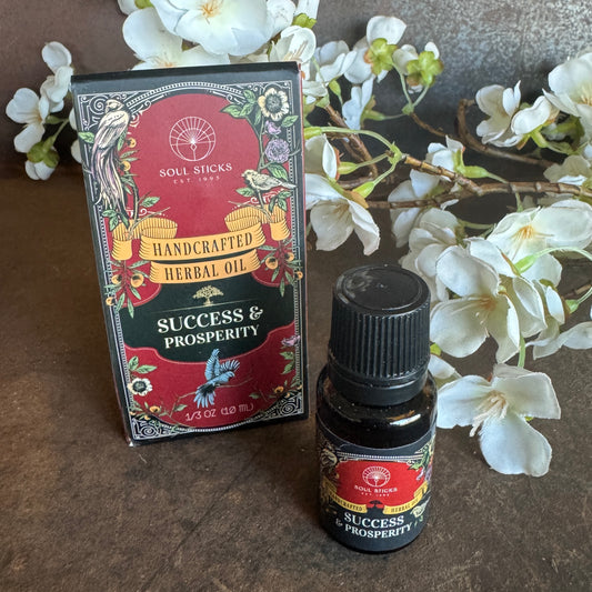 Success & Prosperity Herbal Ritual Oil (10ml) – Attract Abundance, Opportunity & Favorable Outcomes