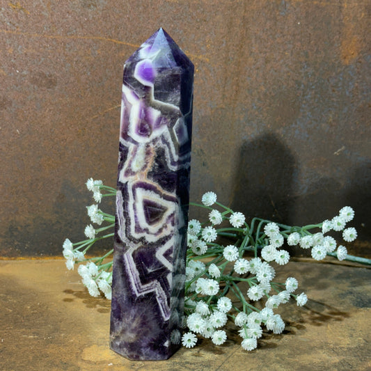 Chevron Amethyst Tower