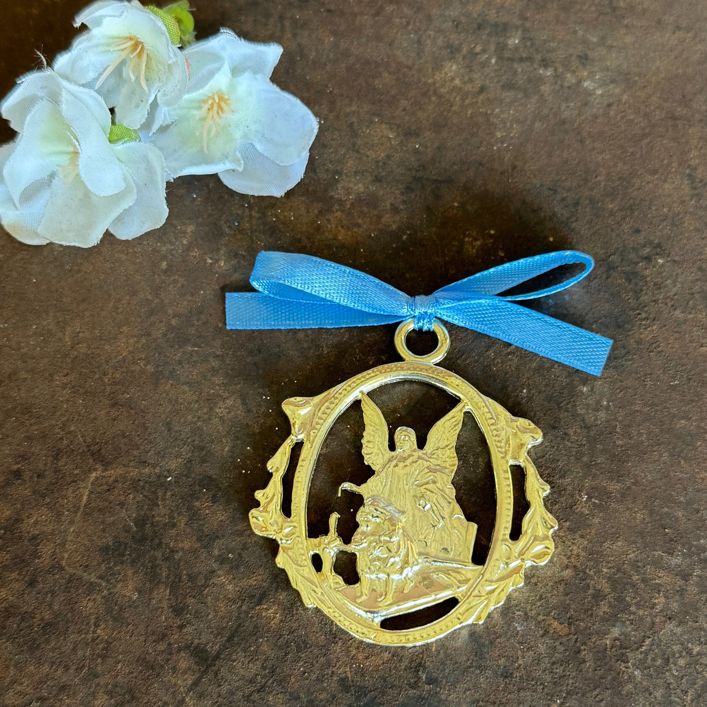 Guardian Angel Crib/Cot Medallion – Spiritual Protection for Your Little One