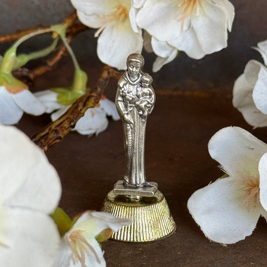 Metal Magnetic St. Anthony Statue (50mm) – Patron Saint of Lost Things