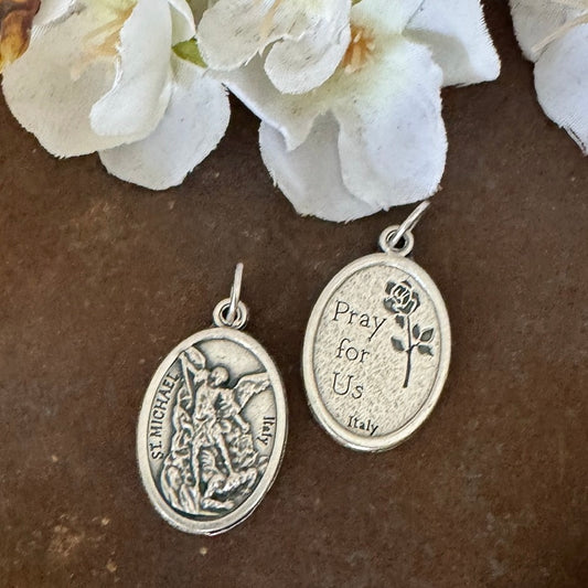 Archangel Michael "Protect Us" Medal – 22mm Religious Medal