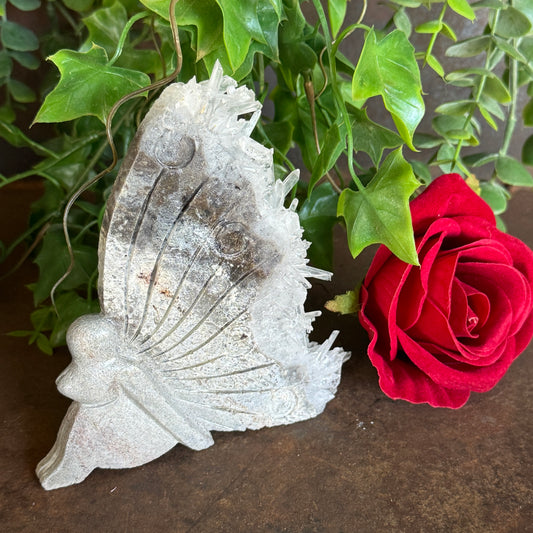 Geode Angel & Mermaid Carvings – One-of-a-Kind Crystal Healing Treasures