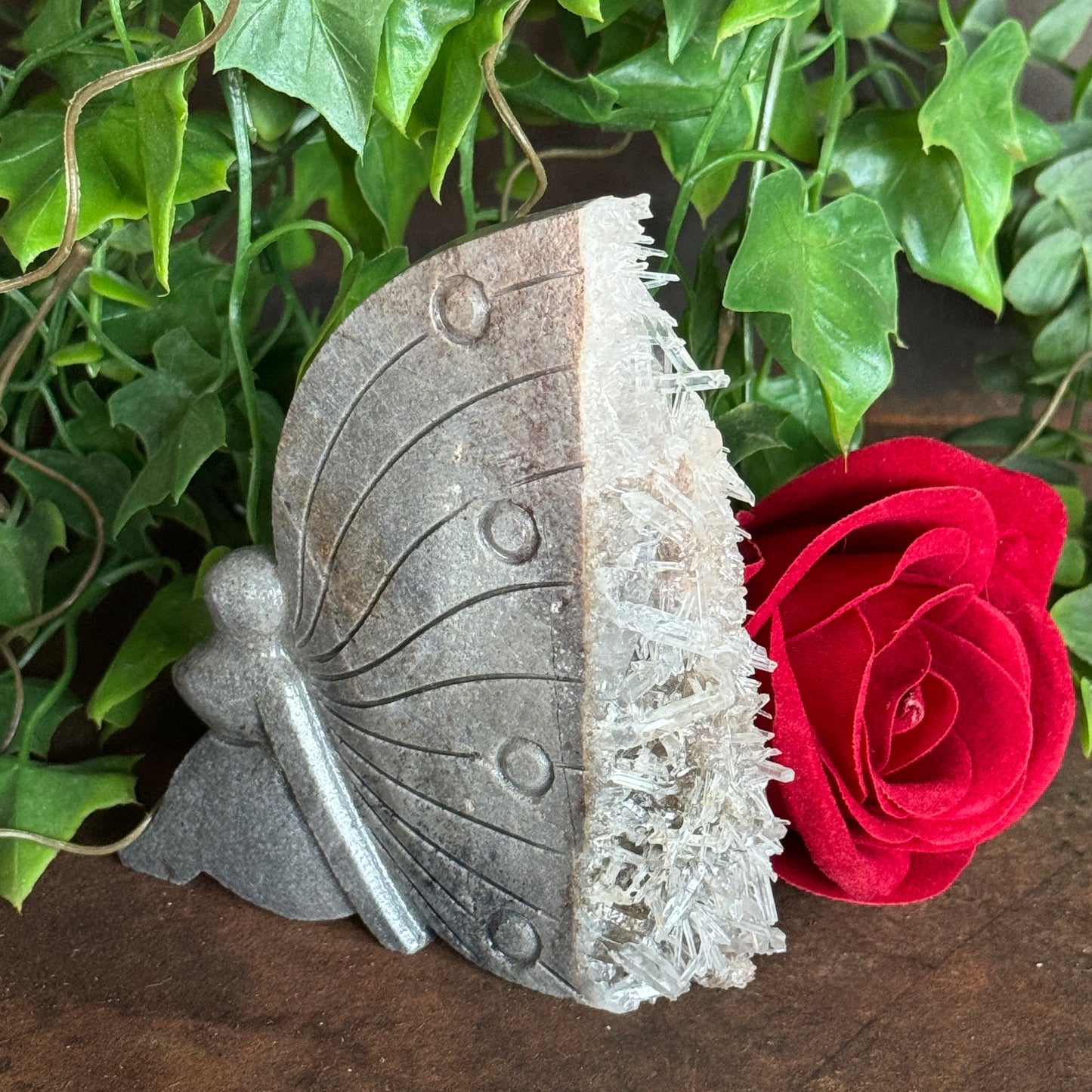 Geode Angel & Mermaid Carvings – One-of-a-Kind Crystal Healing Treasures