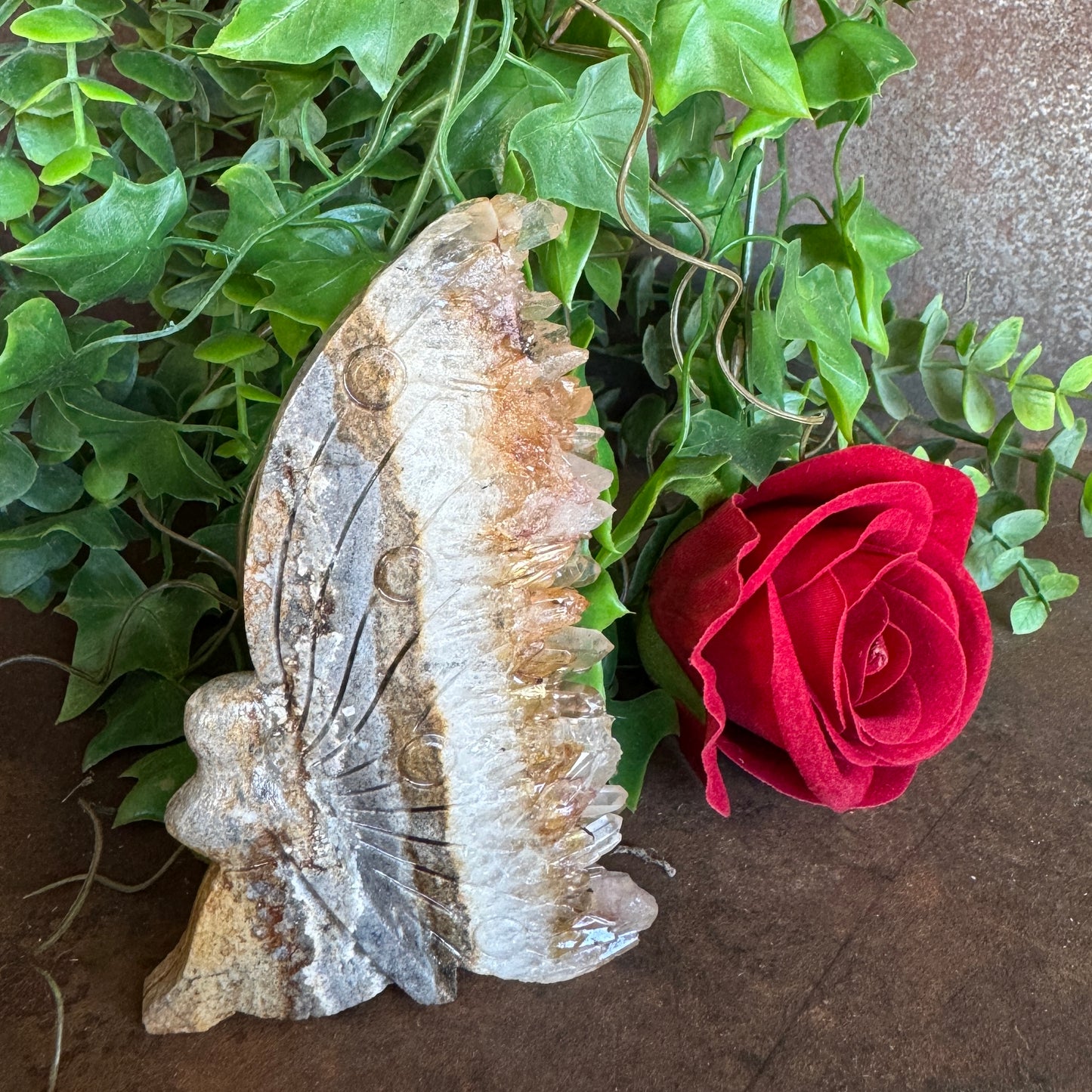 Geode Angel & Mermaid Carvings – One-of-a-Kind Crystal Healing Treasures