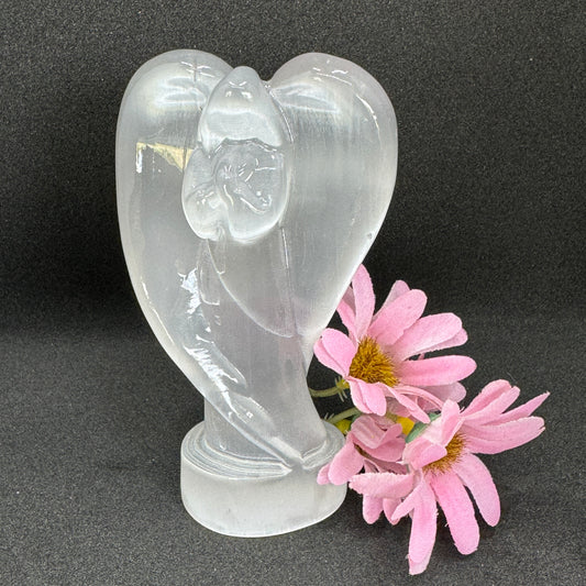 Selenite Angel Praying