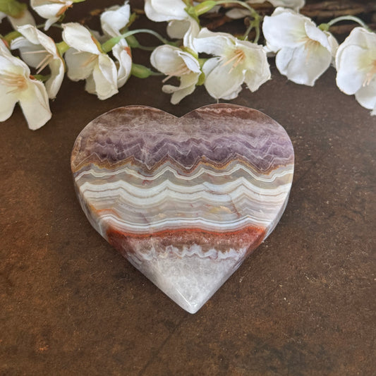 Amethyst & Agate Crystal Hearts – Spiritual Healing, Balance &  Protection