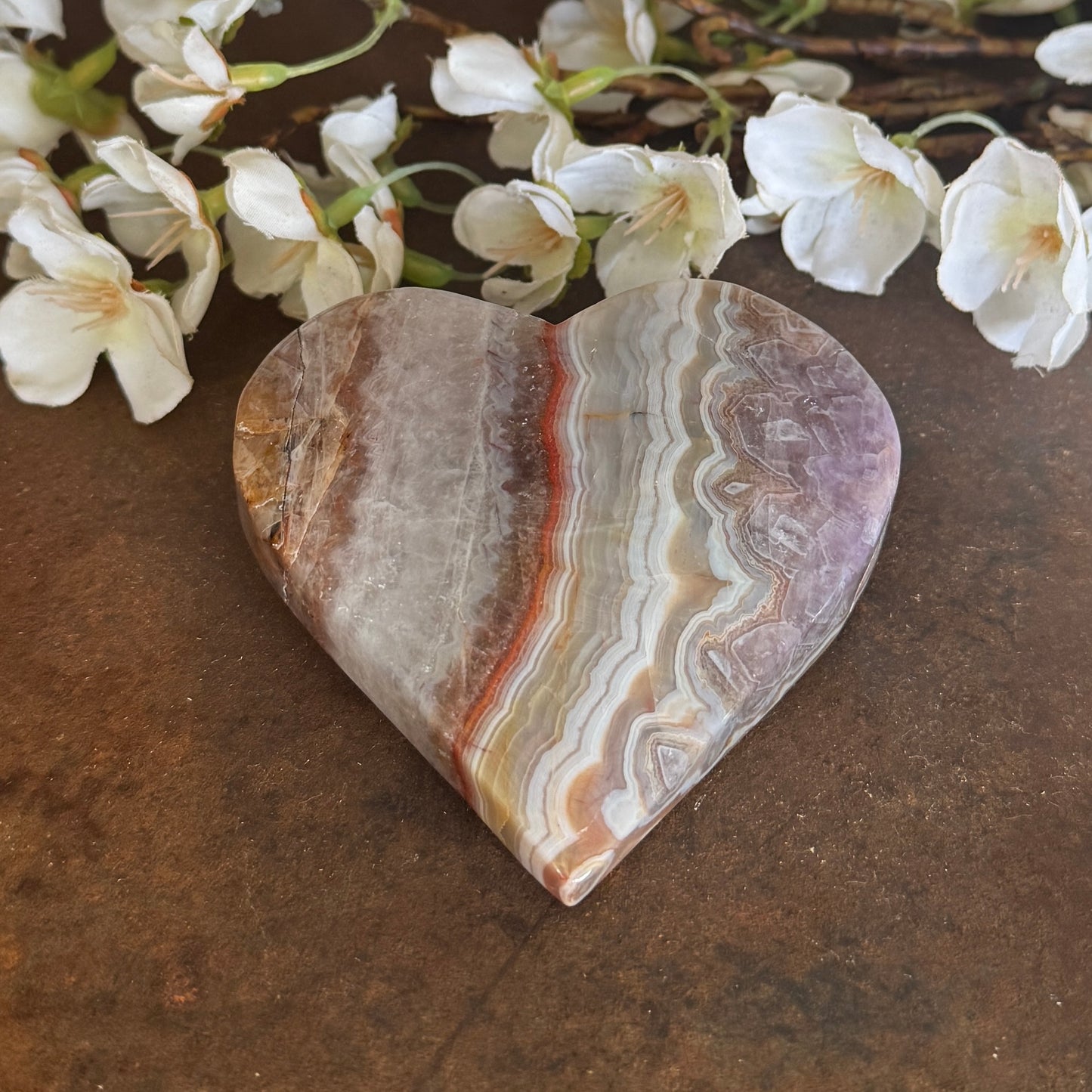 Amethyst & Agate Crystal Hearts – Spiritual Healing, Balance &  Protection