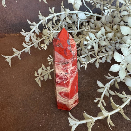 Red Jasper Towers – Grounding, Courage & Spiritual Healing