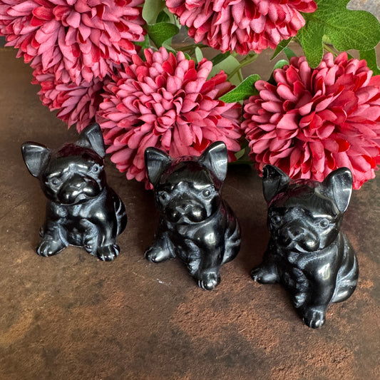 Obsidian Crystal French Bull Dog