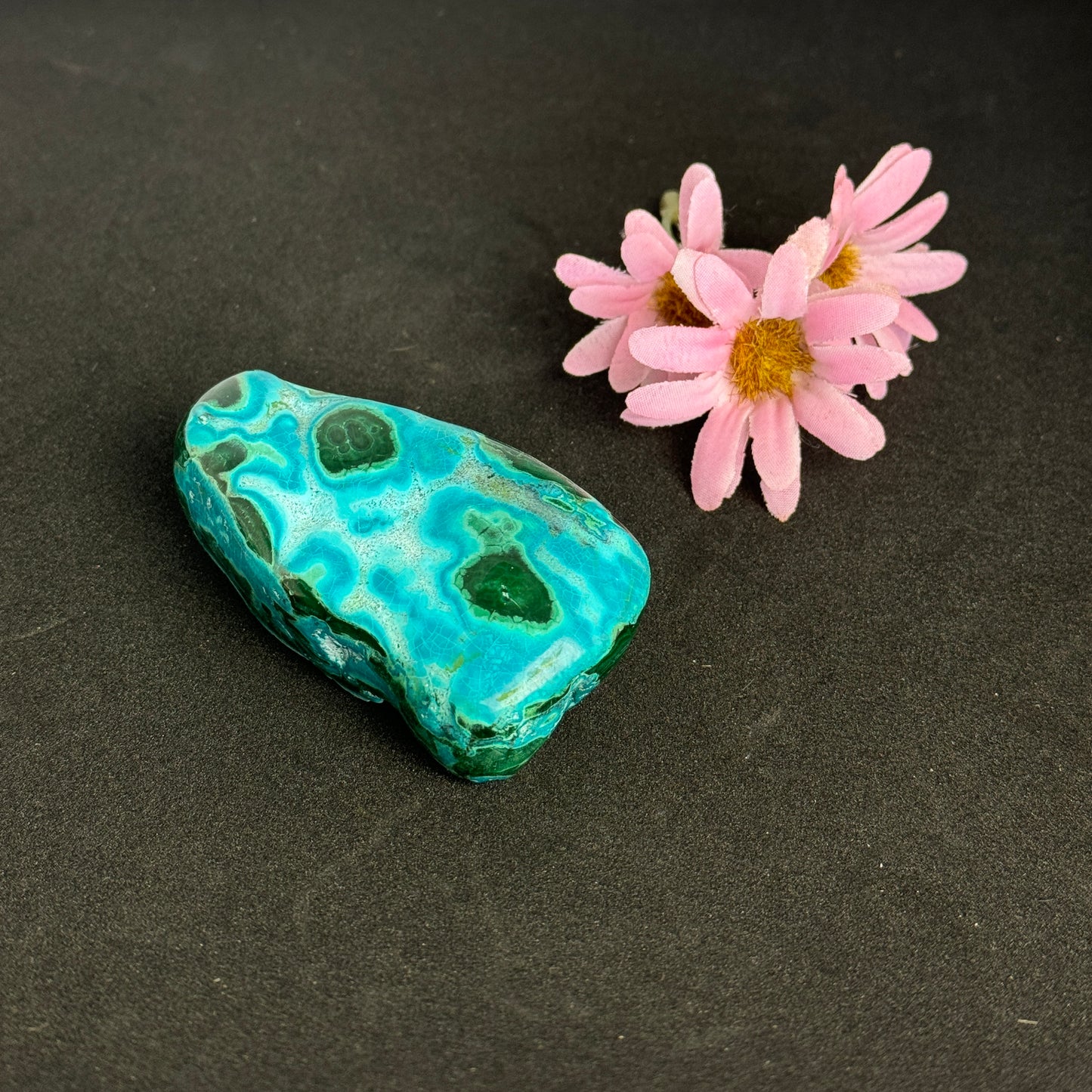 Chrysocolla and Malachite Free Form