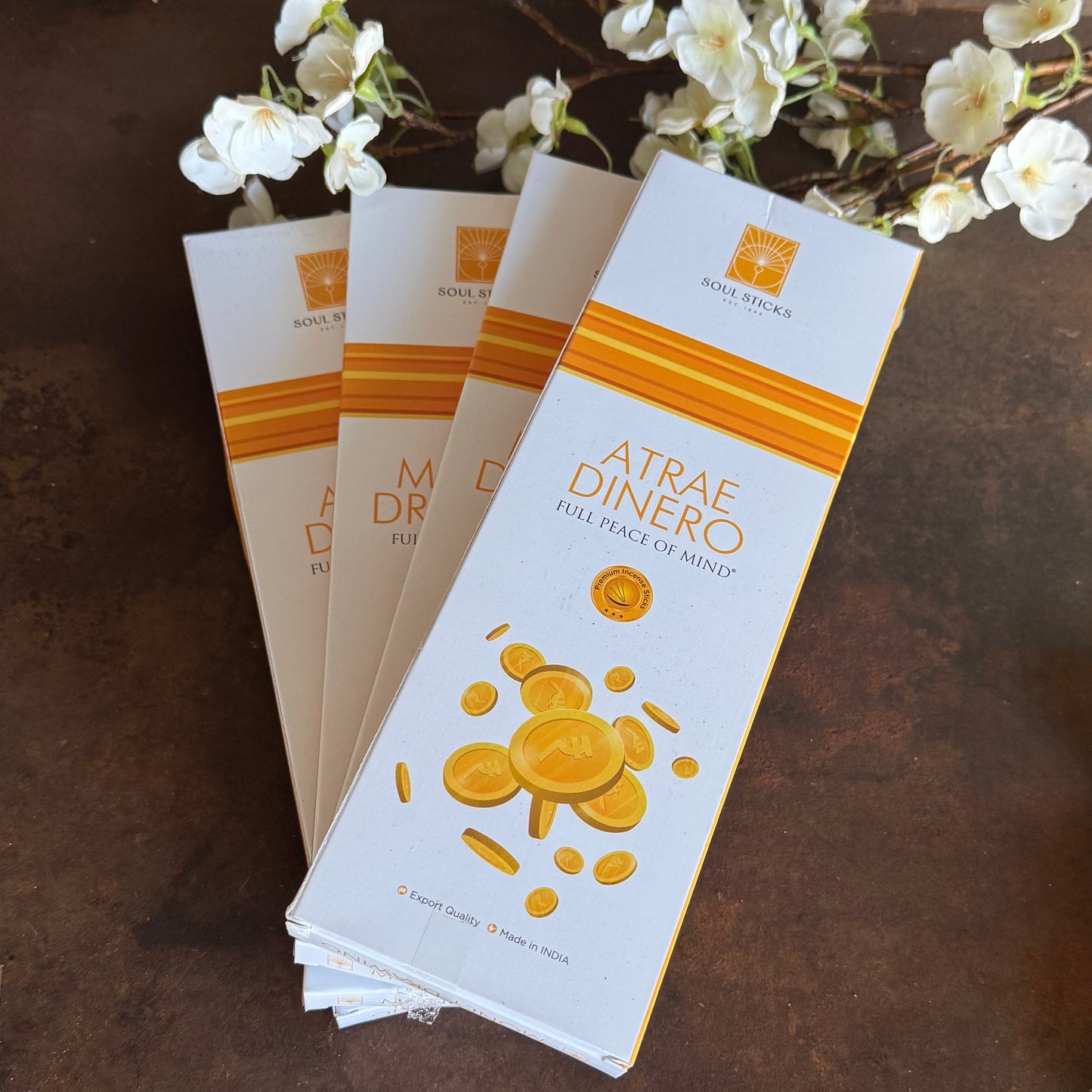 Soul Sticks Money Drawing Premium Incense Sticks (90g) – Attract Abundance, Prosperity & Success