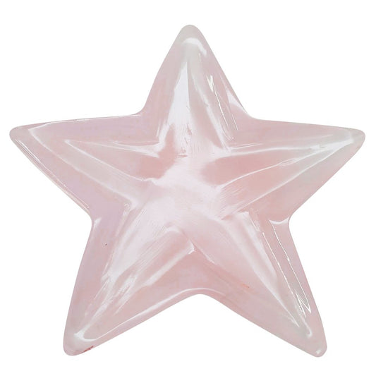 Pink Calcite Star Plate 10cm