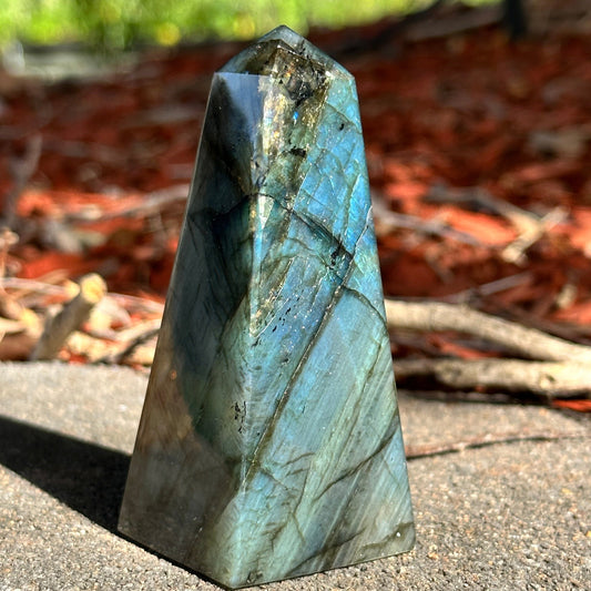 Labradorite Obelisk Crystal